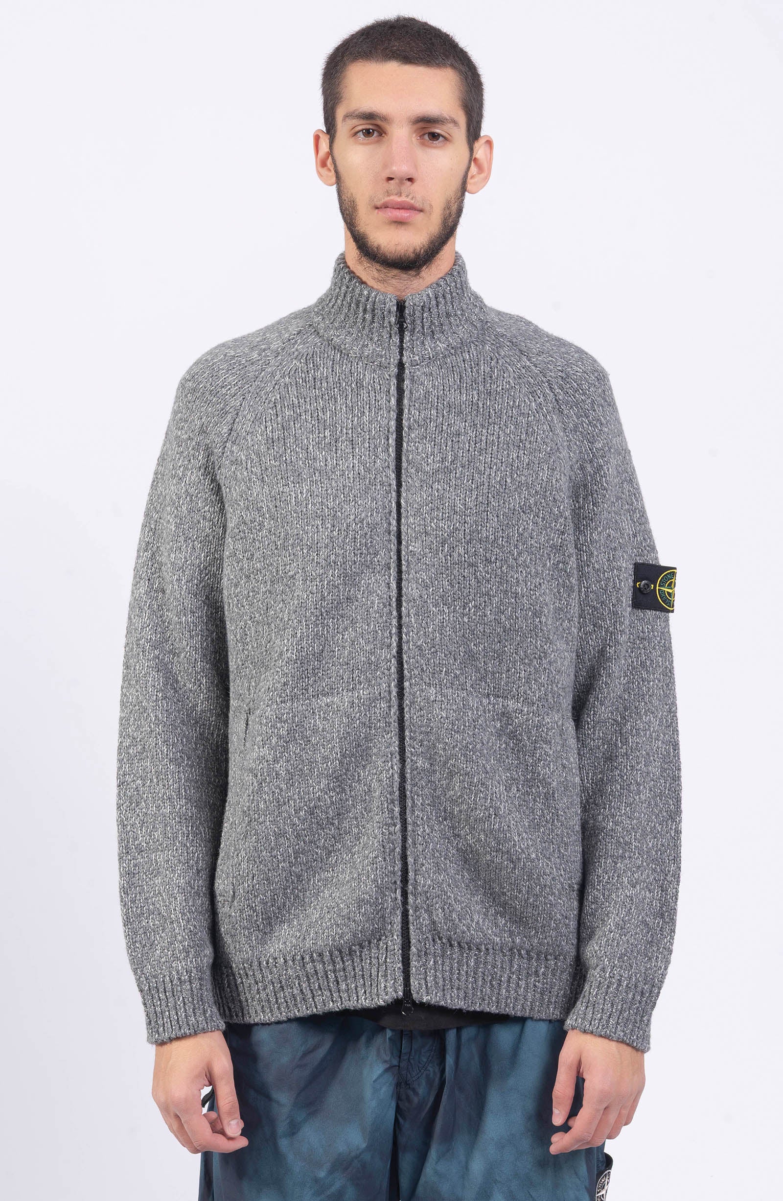 トップス Stone  zip up knit Stone Island - ECRU ZIPPED KNIT SWEATER – LE LABO STORE