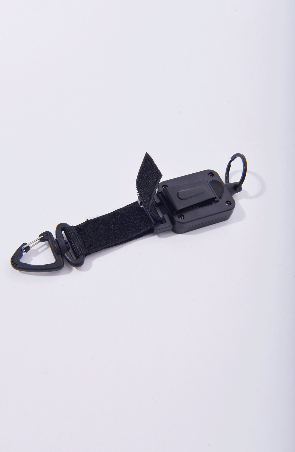 Luda - Black Retractable Keychain