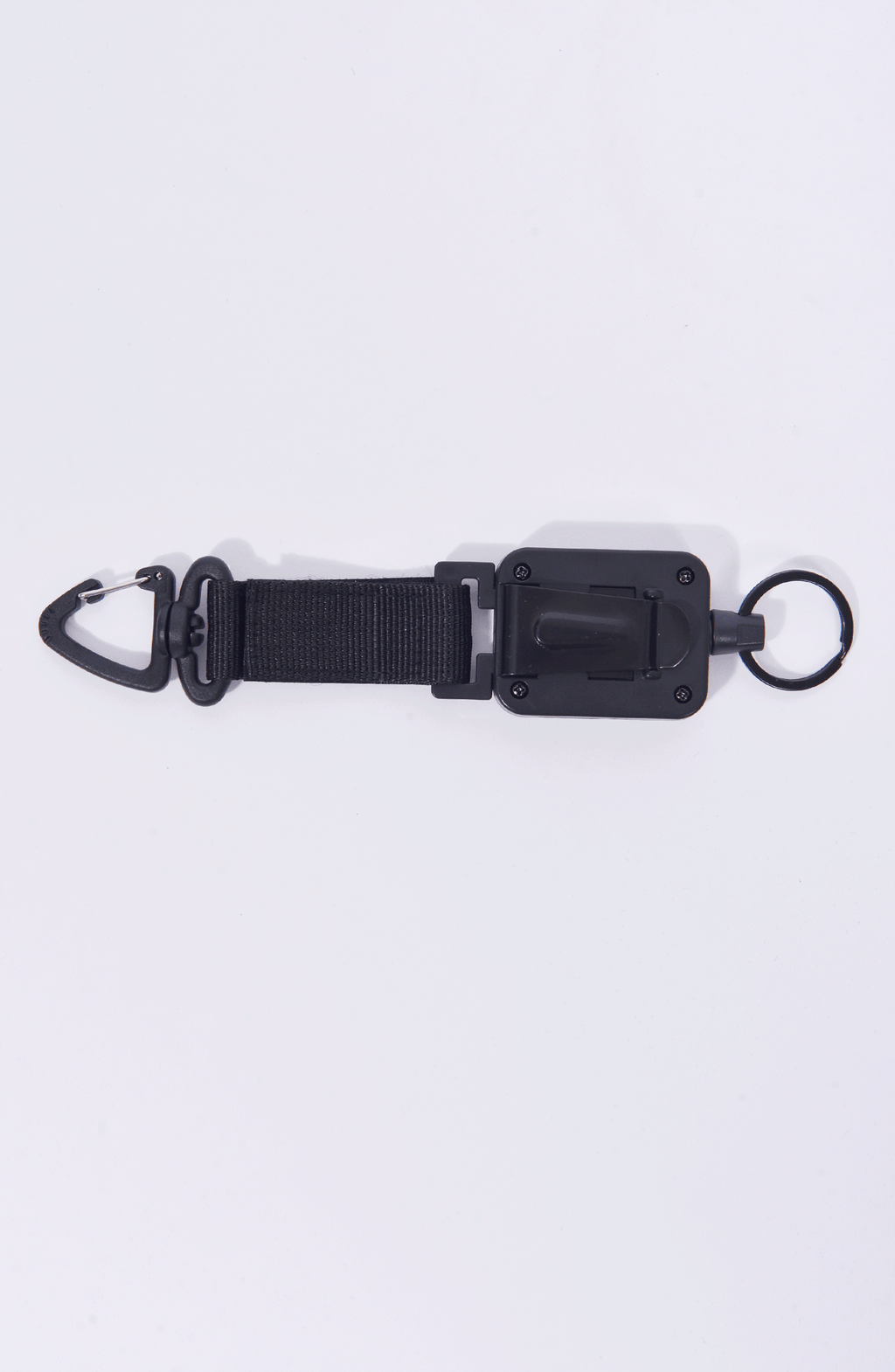 Luda - Black Retractable Keychain
