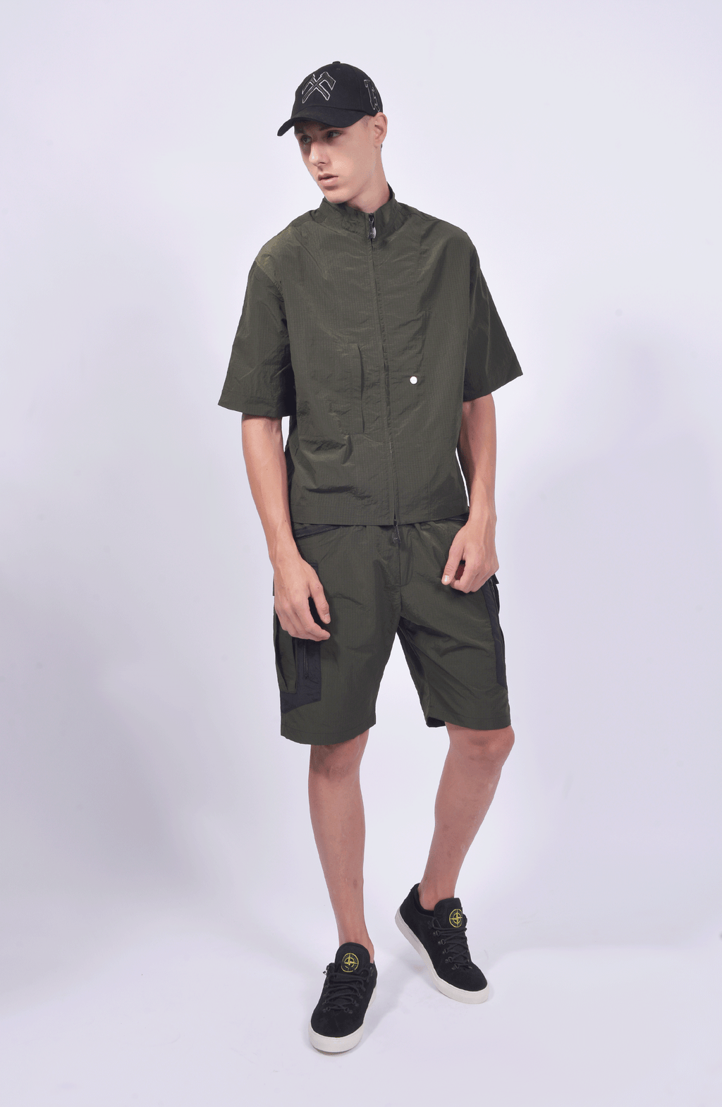 Luda - Short Sleeve Overshirt - Green