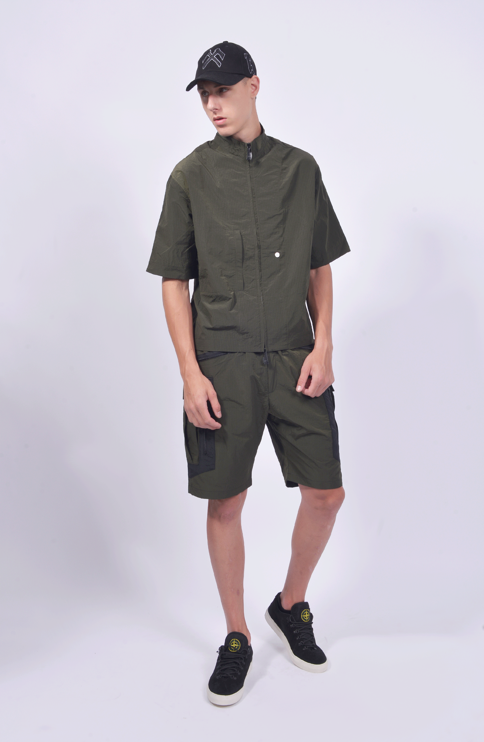 Luda - Short Sleeve Overshirt - Green