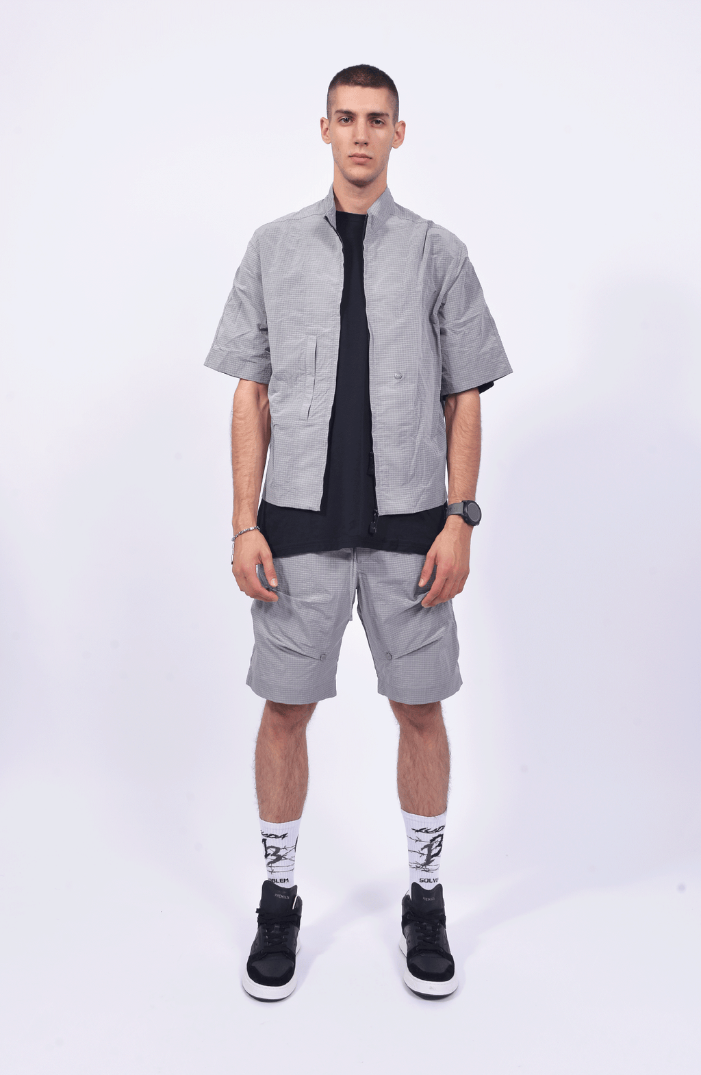Luda - Grey Tackon Shorts