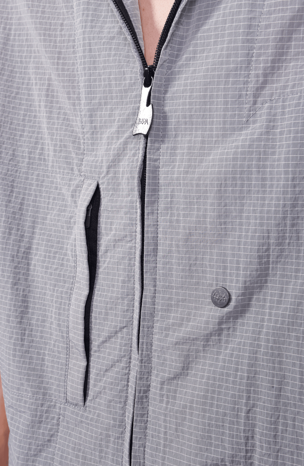 Luda - Short Sleeve Overshirt - Grey