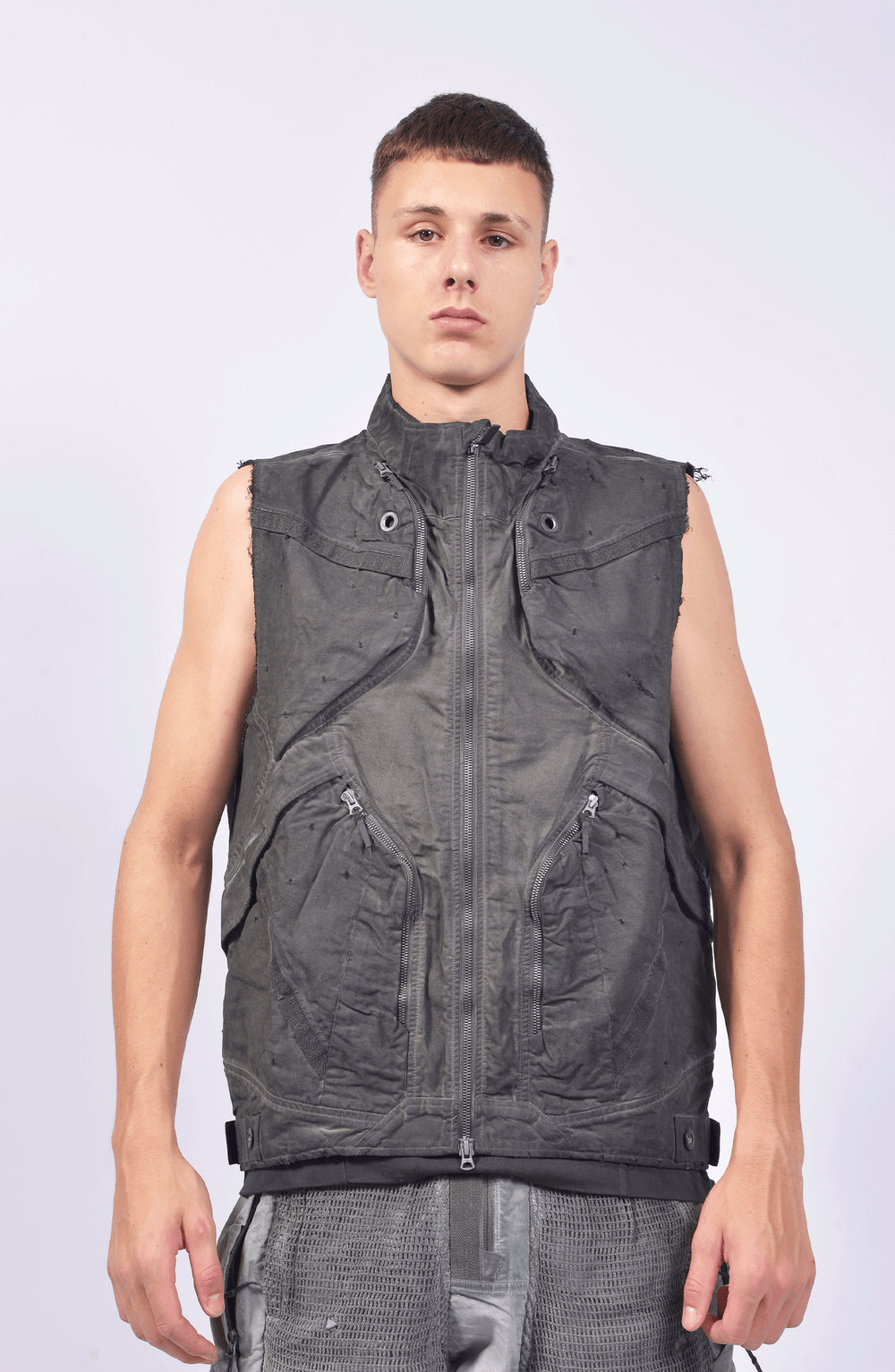 トップス HAMCUS / Multiform Geo-Cargo vest LPU / Multiform Geo-Cargo vest – HAMCUS