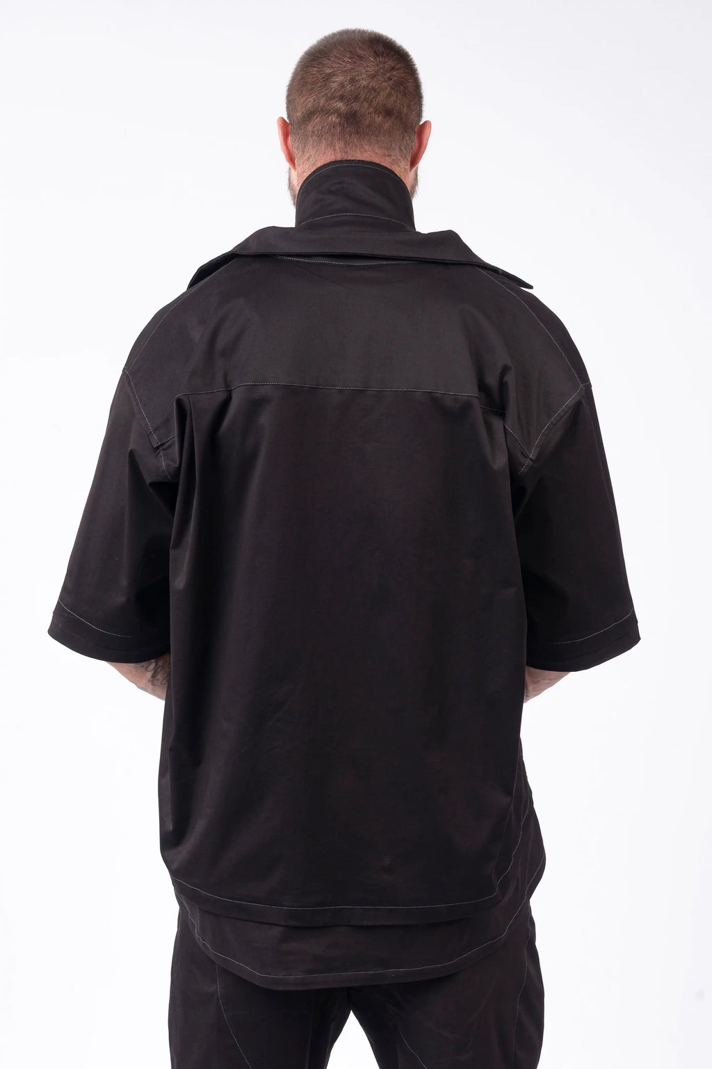 Luda - Double Black Oversized Shirt