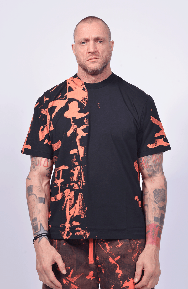 Stone Island - "Scan Camo" Print T-Shirt