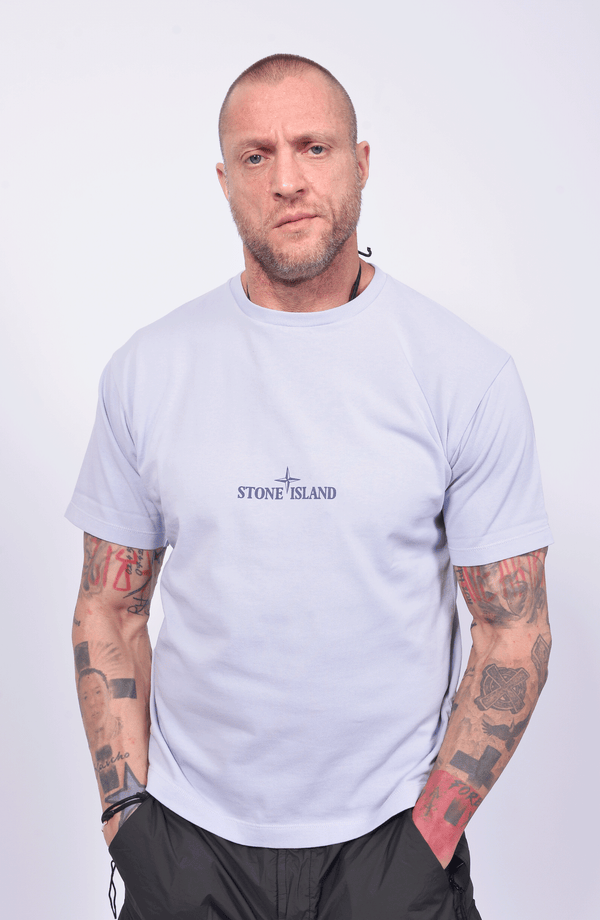 Stone Island - "Construcion Lines" Print T-Shirt
