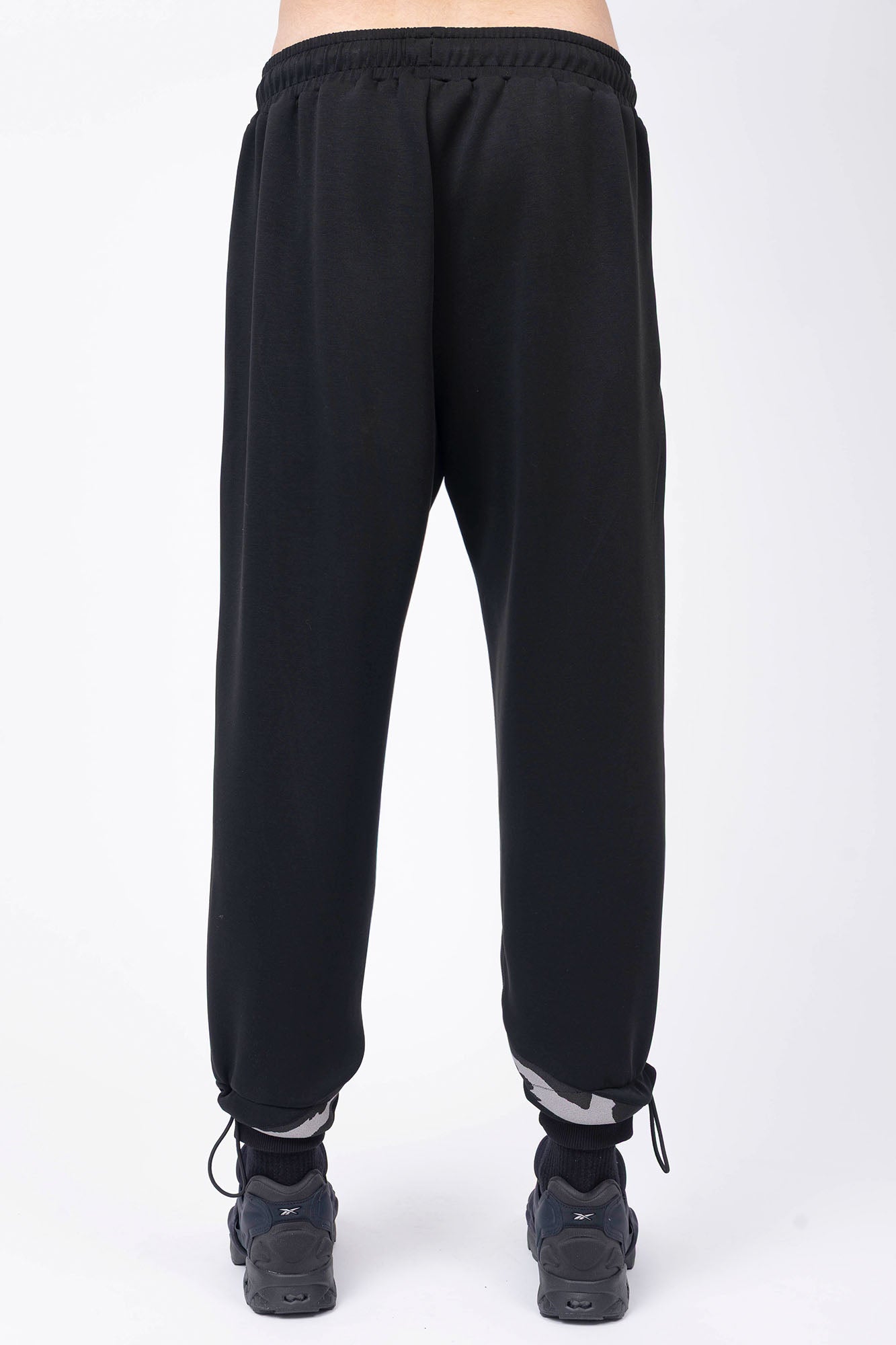 Luda - Elasticated Cuff Pants Black