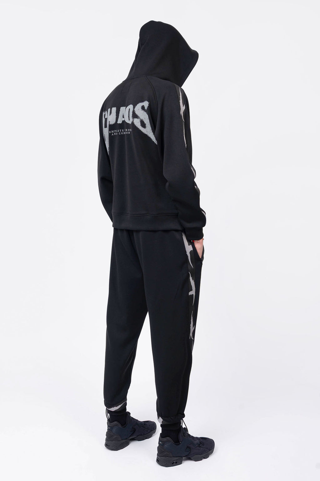 Luda - Elasticated Cuff Pants Black