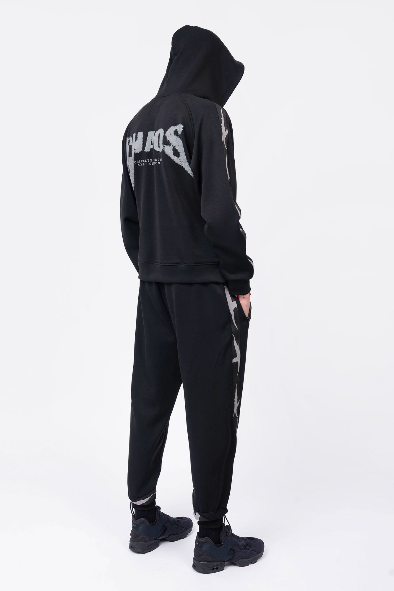 Luda - Elasticated Cuff Pants Black