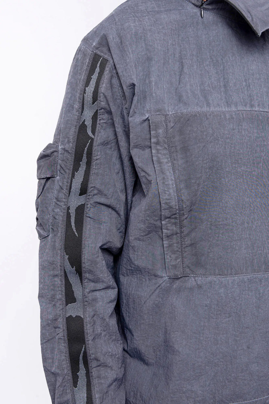 Luda - Grey Dyed Polyester Jacket