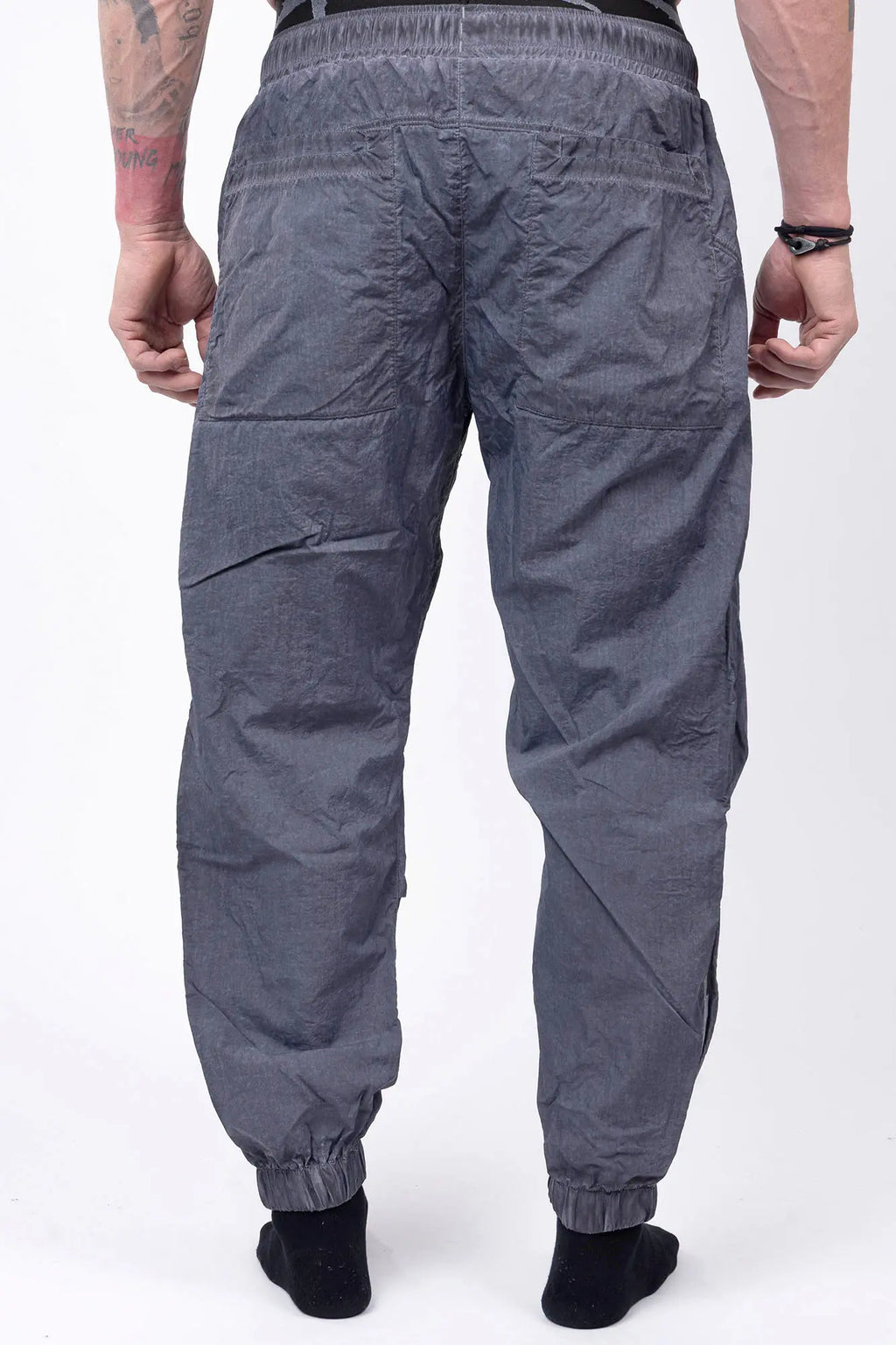 Luda - Grey Dyed Polyester Trousers