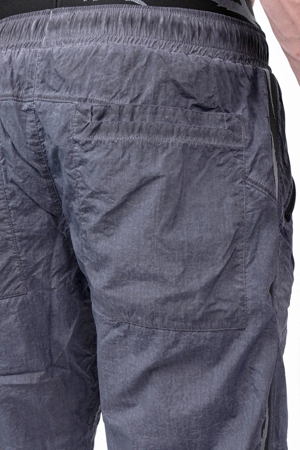Luda - Grey Dyed Polyester Trousers