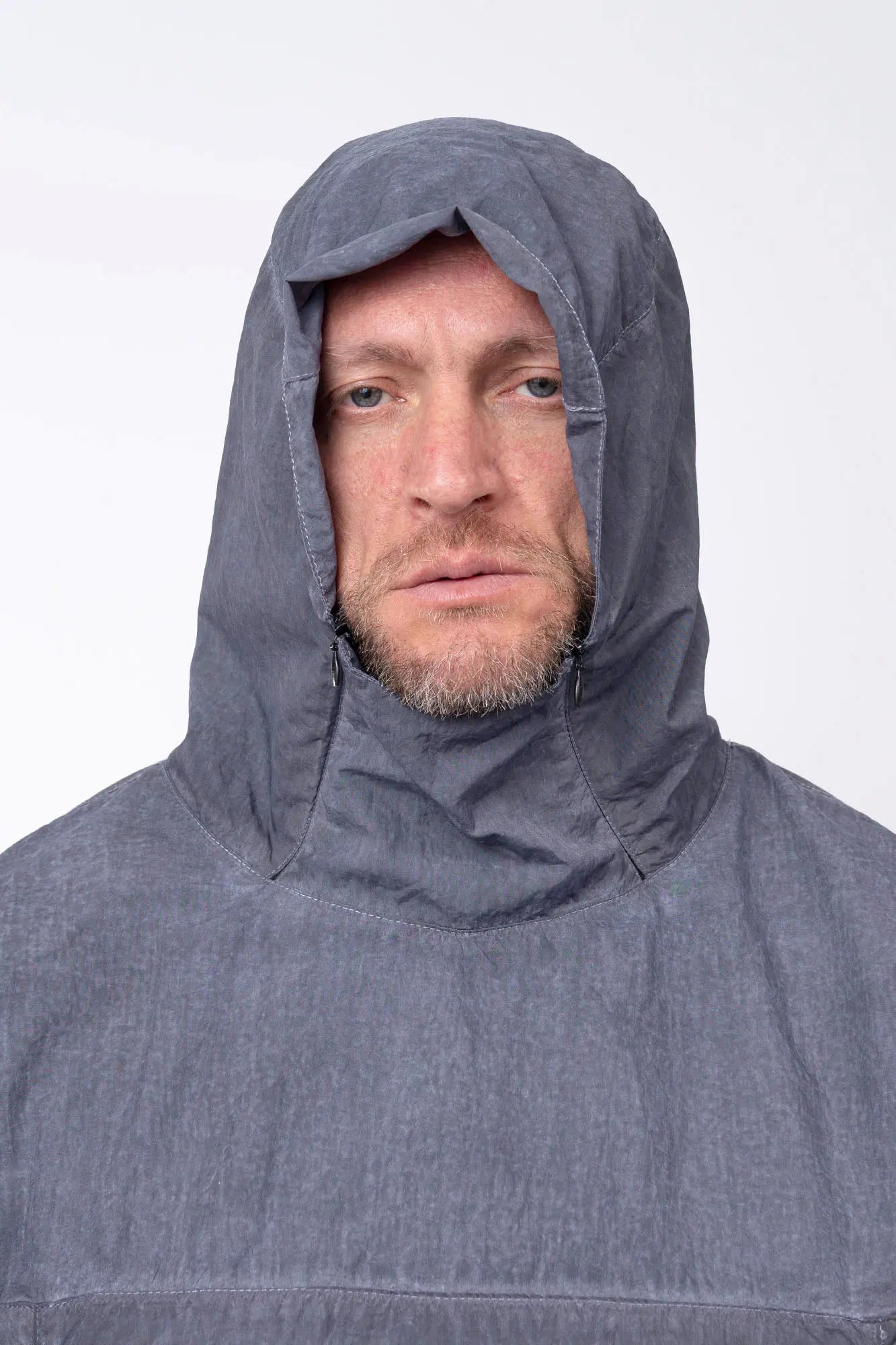 Luda - Grey Dyed Polyester Jacket