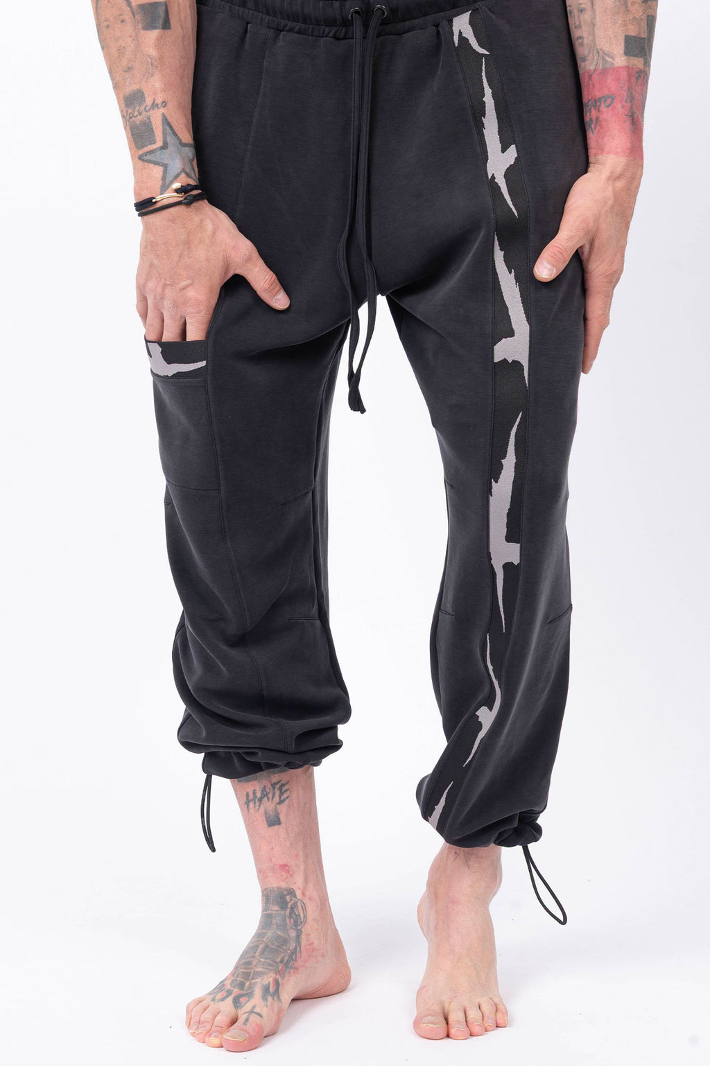 Luda - Elastic Striped Pants