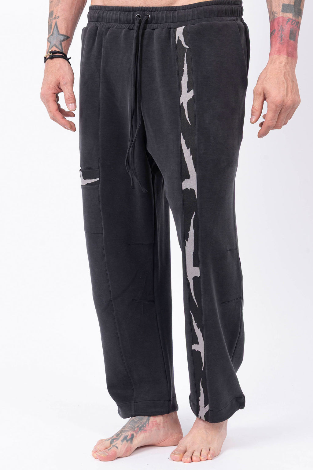 Luda - Elastic Striped Pants