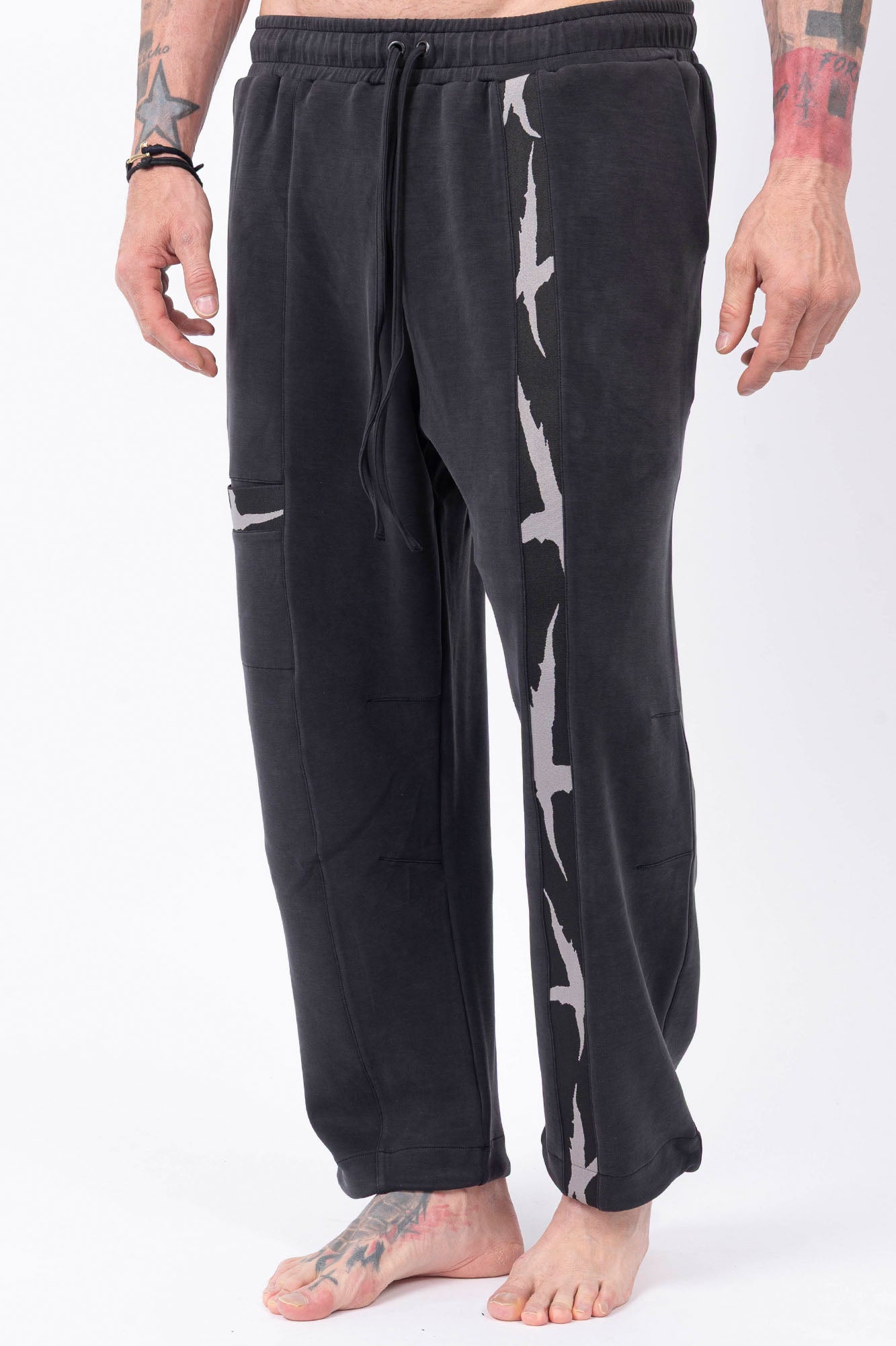 Luda - Elastic Striped Pants