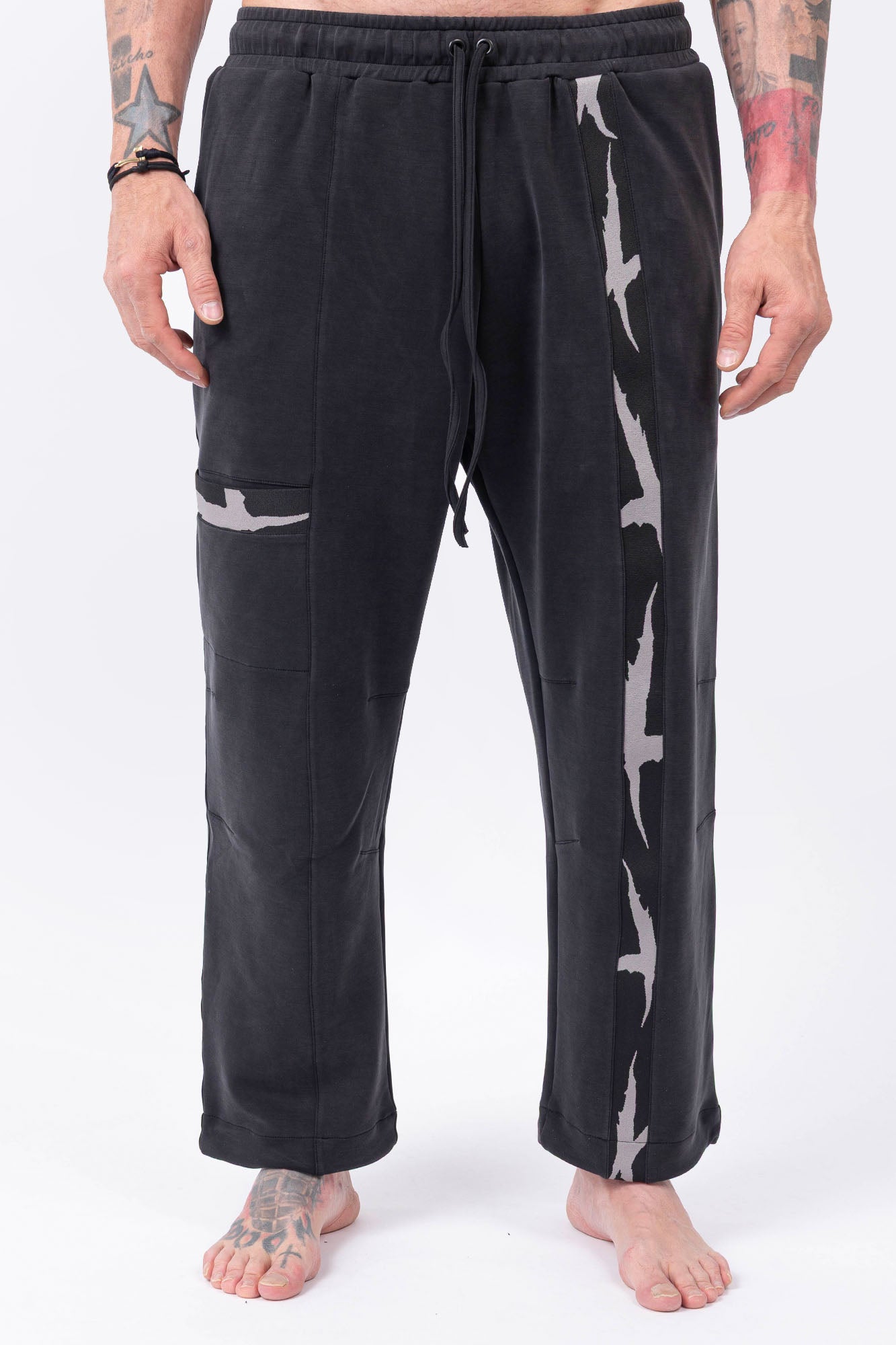 Luda - Elastic Striped Pants