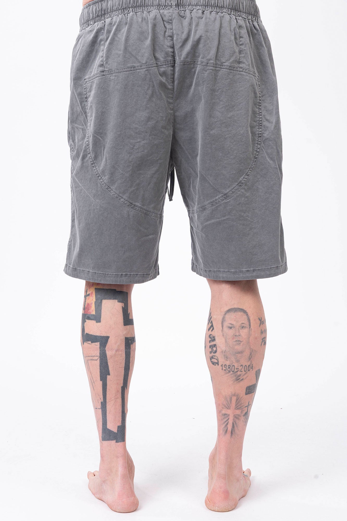 Luda - Triple Zipper Grey Shorts