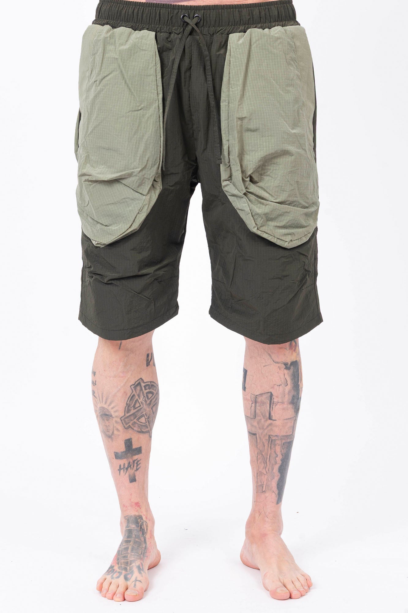 Luda - Cargo Pockets Ripstop Shorts
