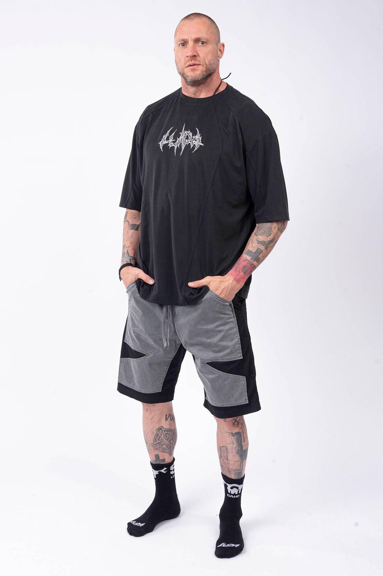 Luda - Cotton Jagged Shorts - Light