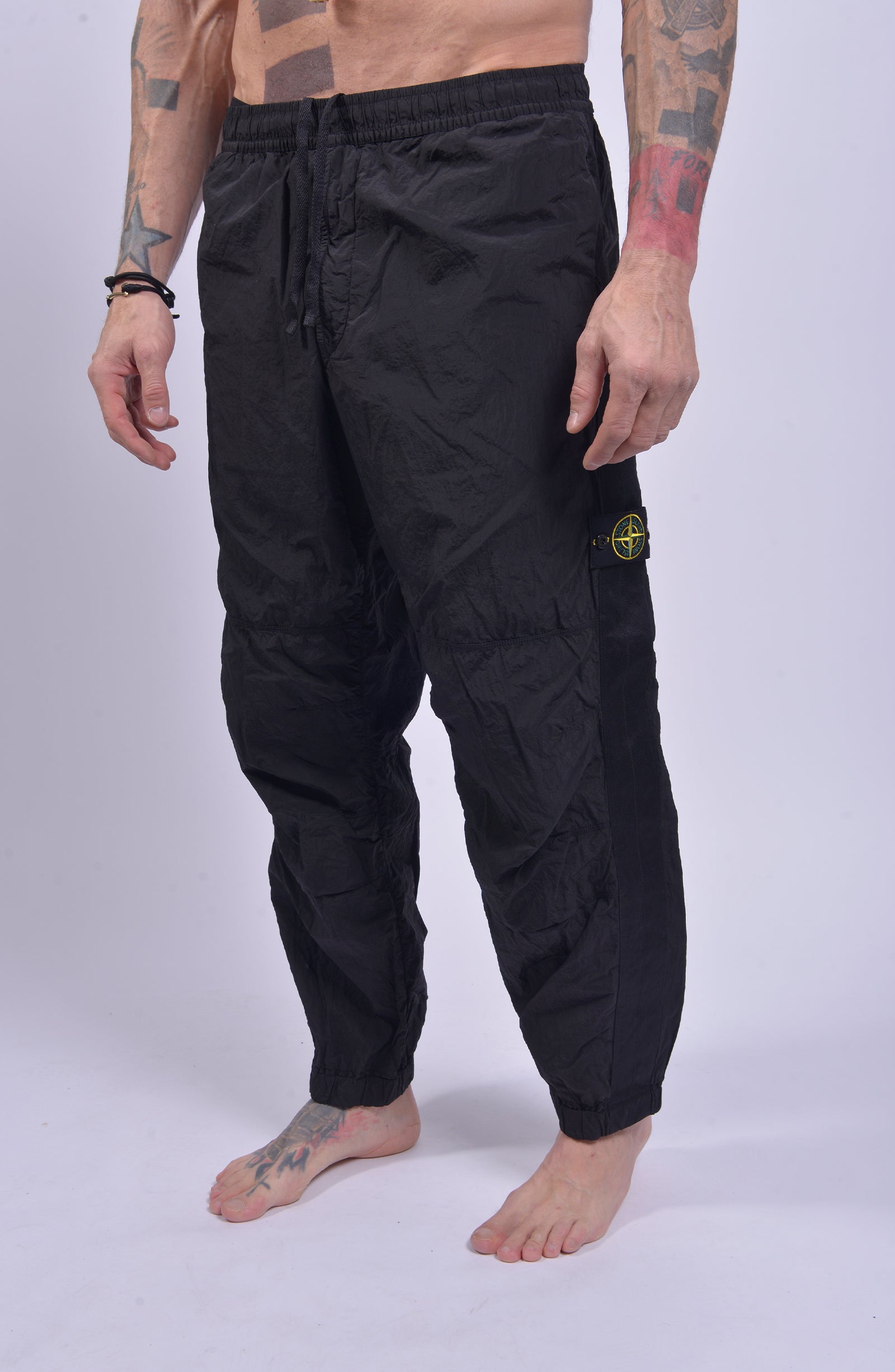 Mens Stone Island Leggings Stone Island Loose Fit Jogger Pants