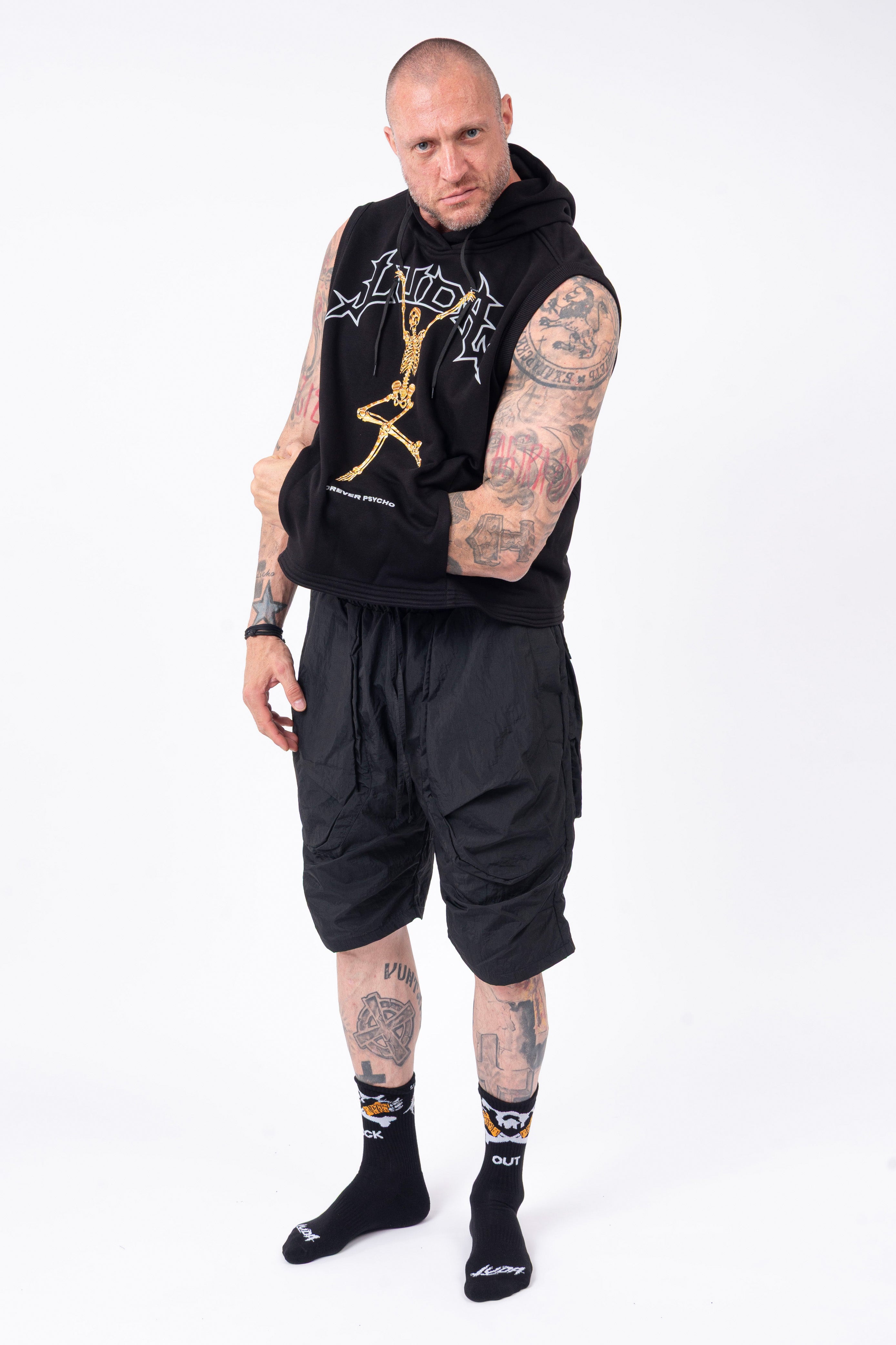 Luda - Skeleton Hooded Vest