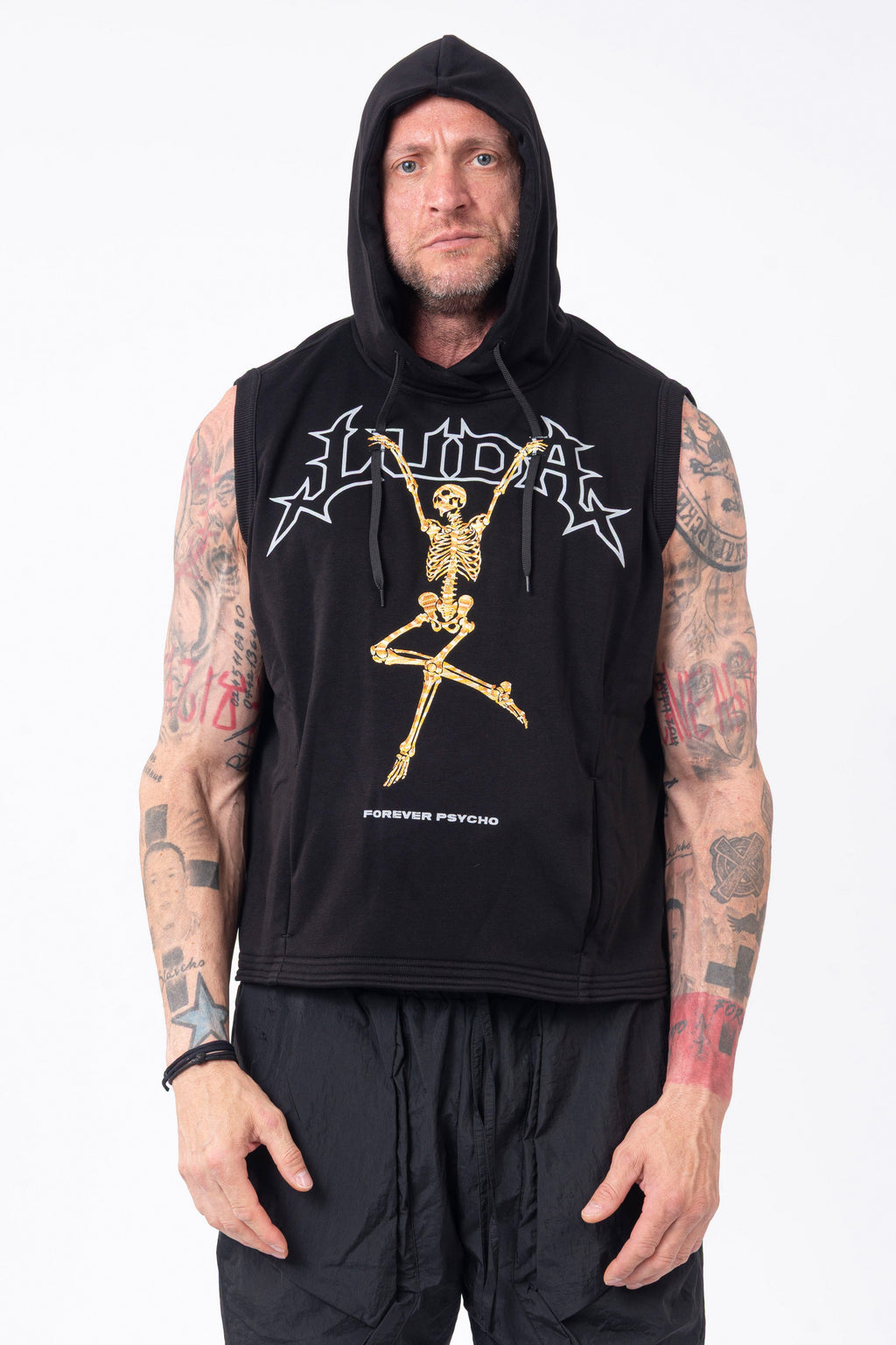Luda - Skeleton Hooded Vest