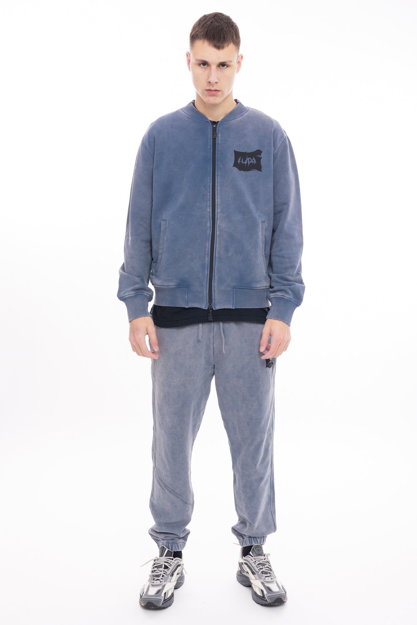 Luda - Pirate Flag Zipper Blouse