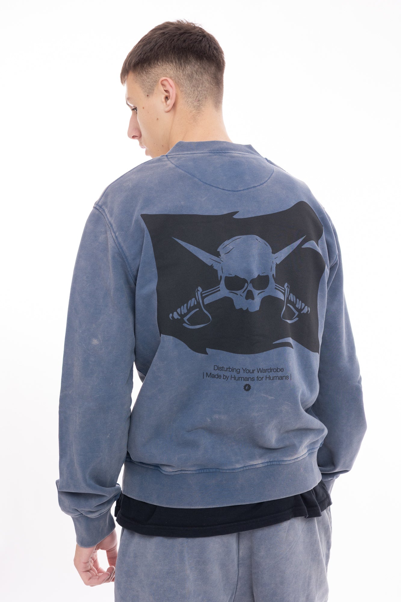 Luda - Pirate Flag Zipper Blouse