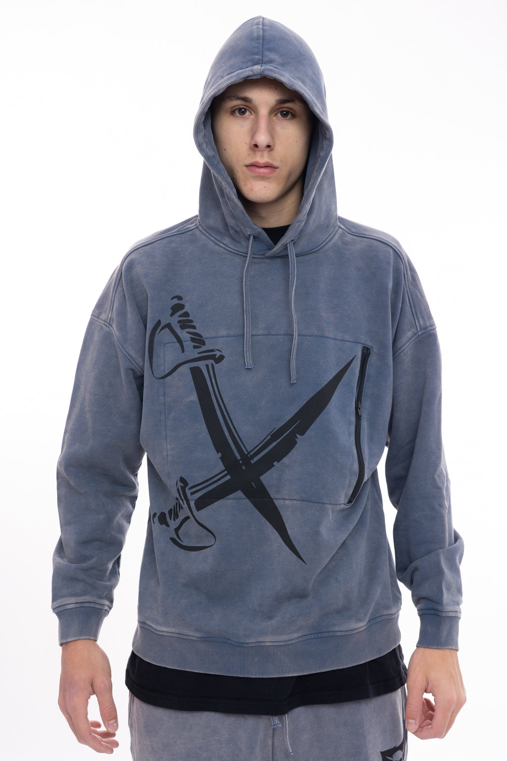 Luda - Pirate Flag Dyed Hoodie