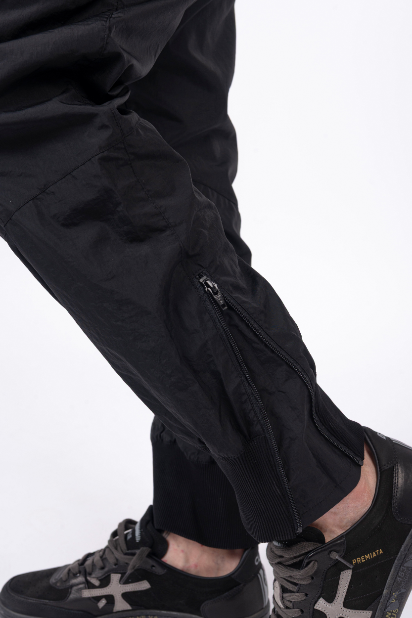Luda - Black Nylon Pants