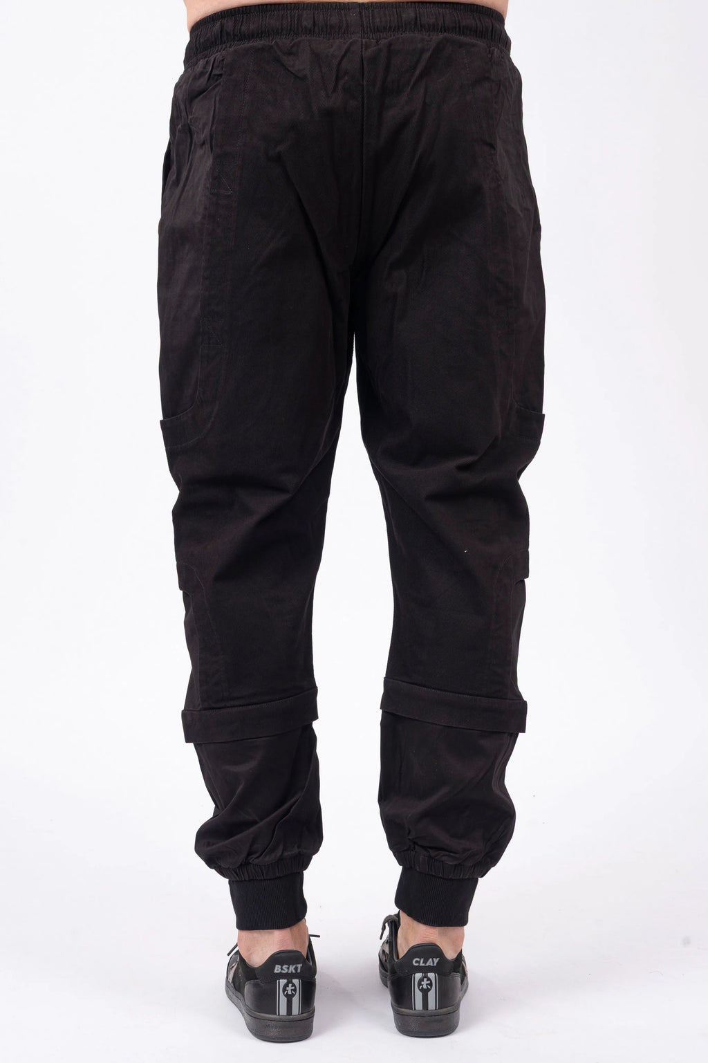 Luda - Diagonal Black Trousers