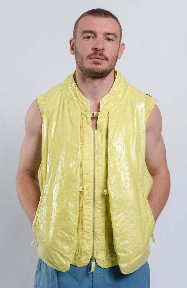 Stone Island - Shadow Project - Utility Vest - Yellow