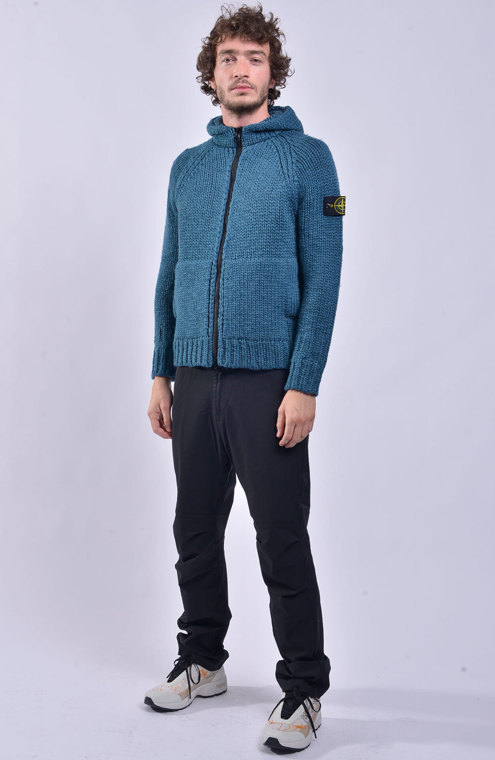 Stone Island - Hooded Cardigan Knitwear – LUDA CONCEPT