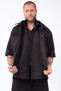 Luda - Oversized Double Black Shirt