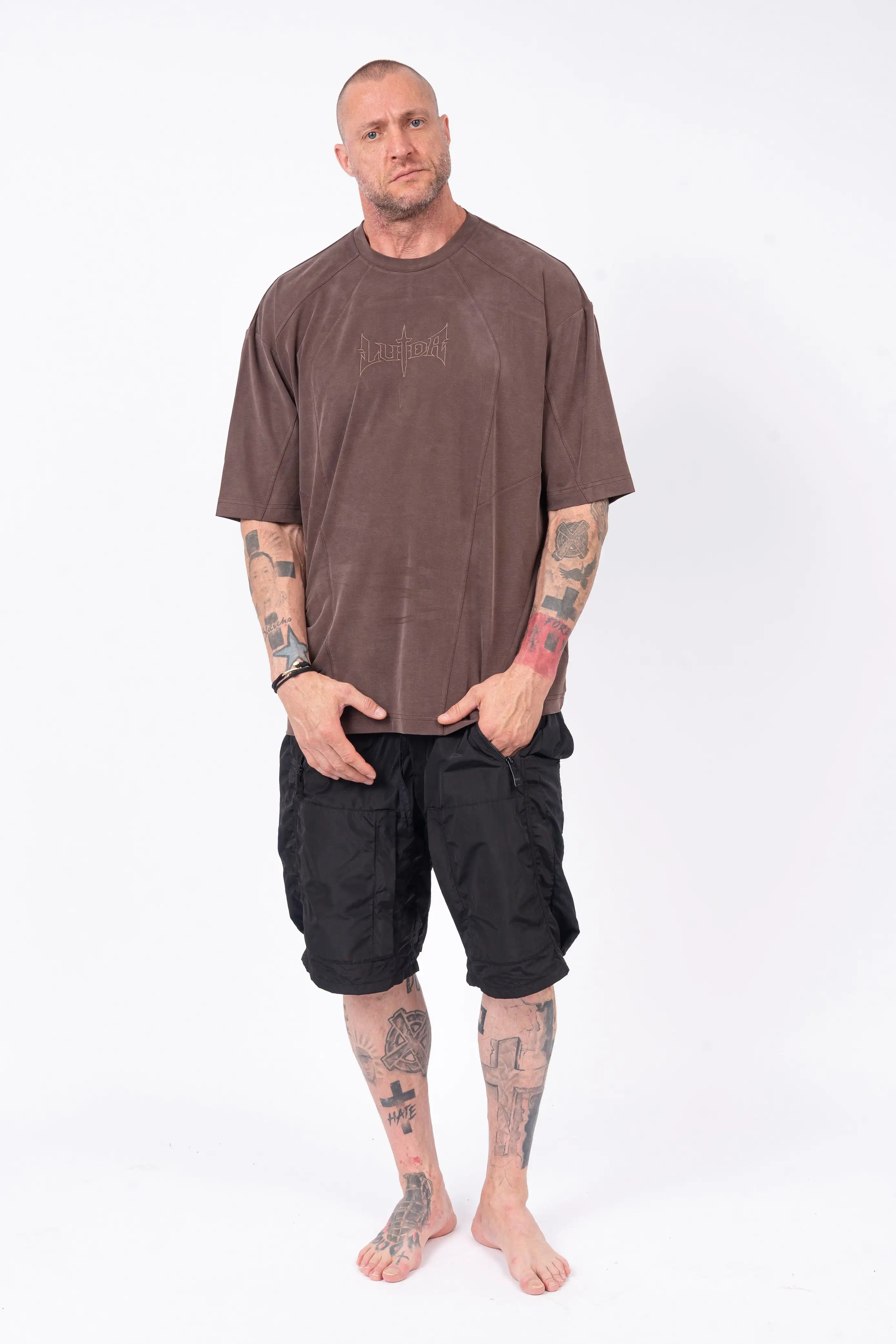 Luda - Fractures Brown T-Shirt