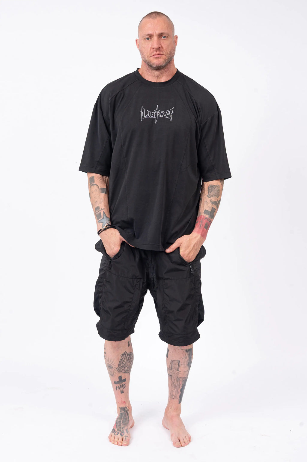 Luda - Fractures Black T-Shirt