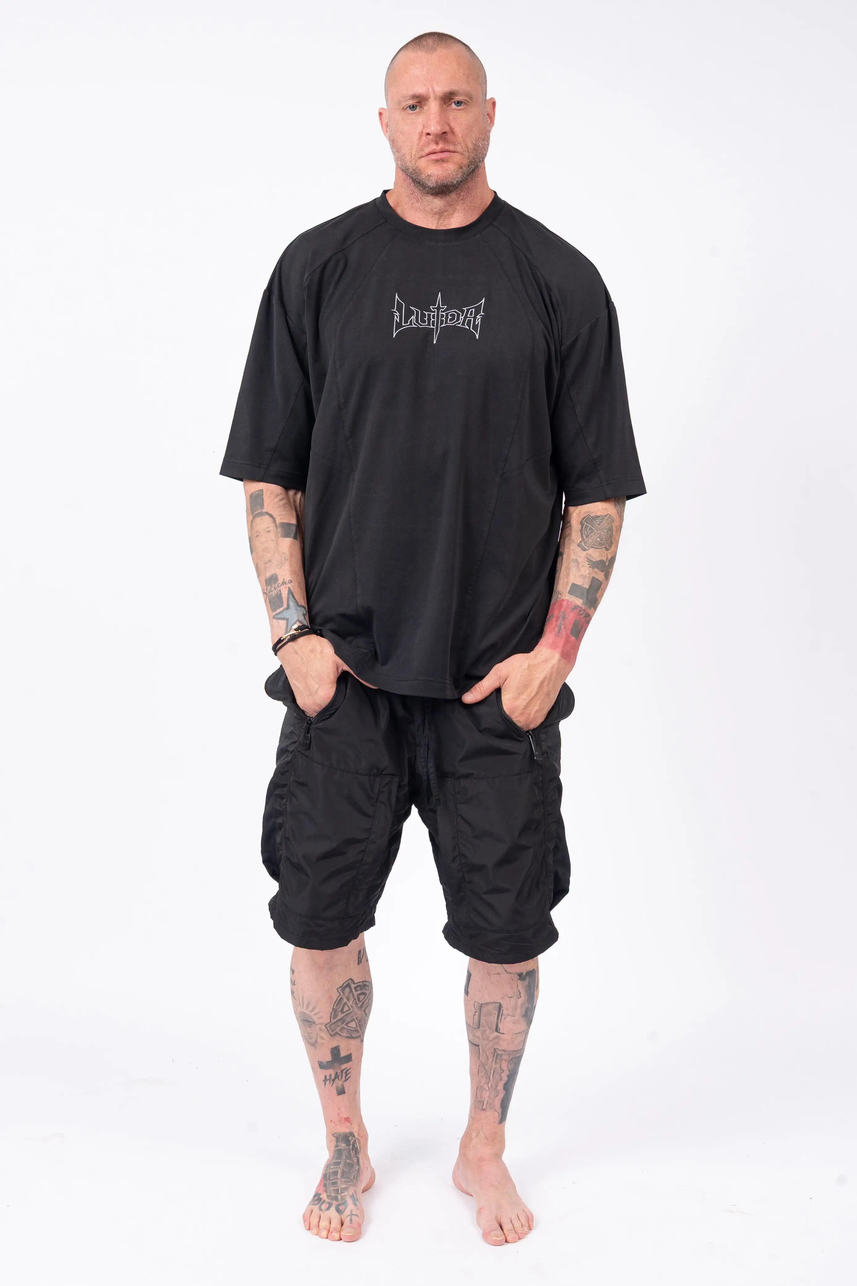 Luda - Fractures Black T-Shirt
