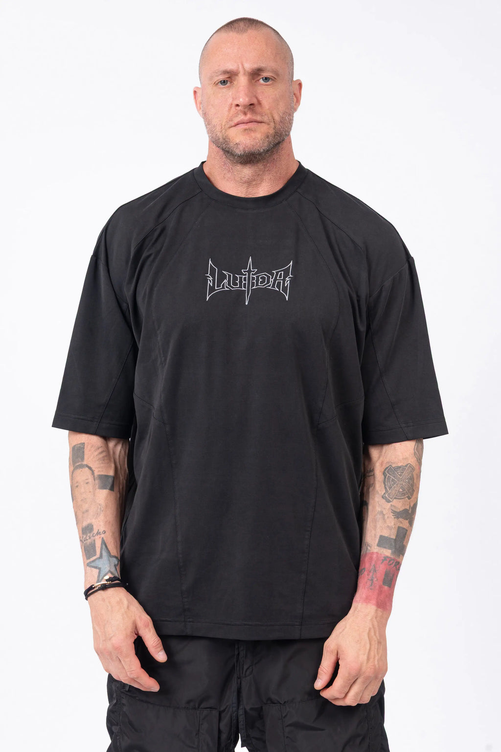 Luda - Fractures Black T-Shirt