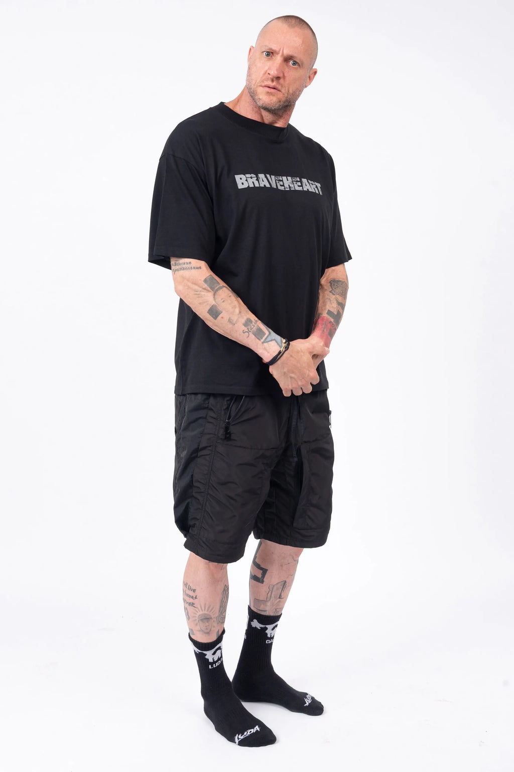 Luda - Cargo Dual-Black Shorts