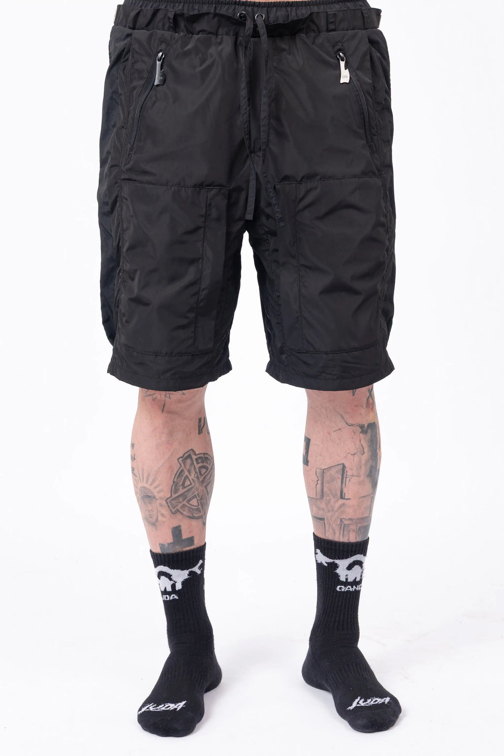 Luda - Cargo Dual-Black Shorts