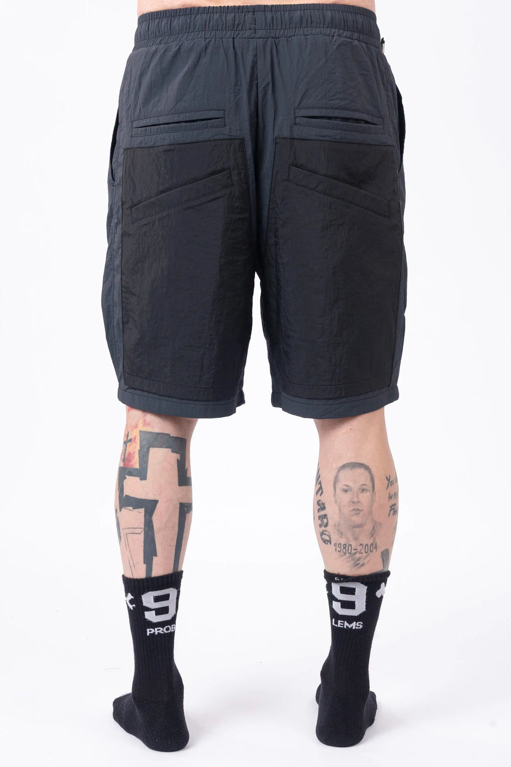 Luda - Cargo Black/Indigo Shorts