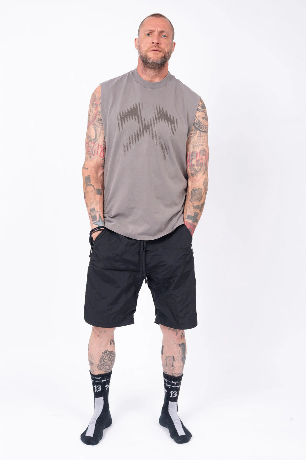 Luda - Luda Gang Ash Grey Tank Top