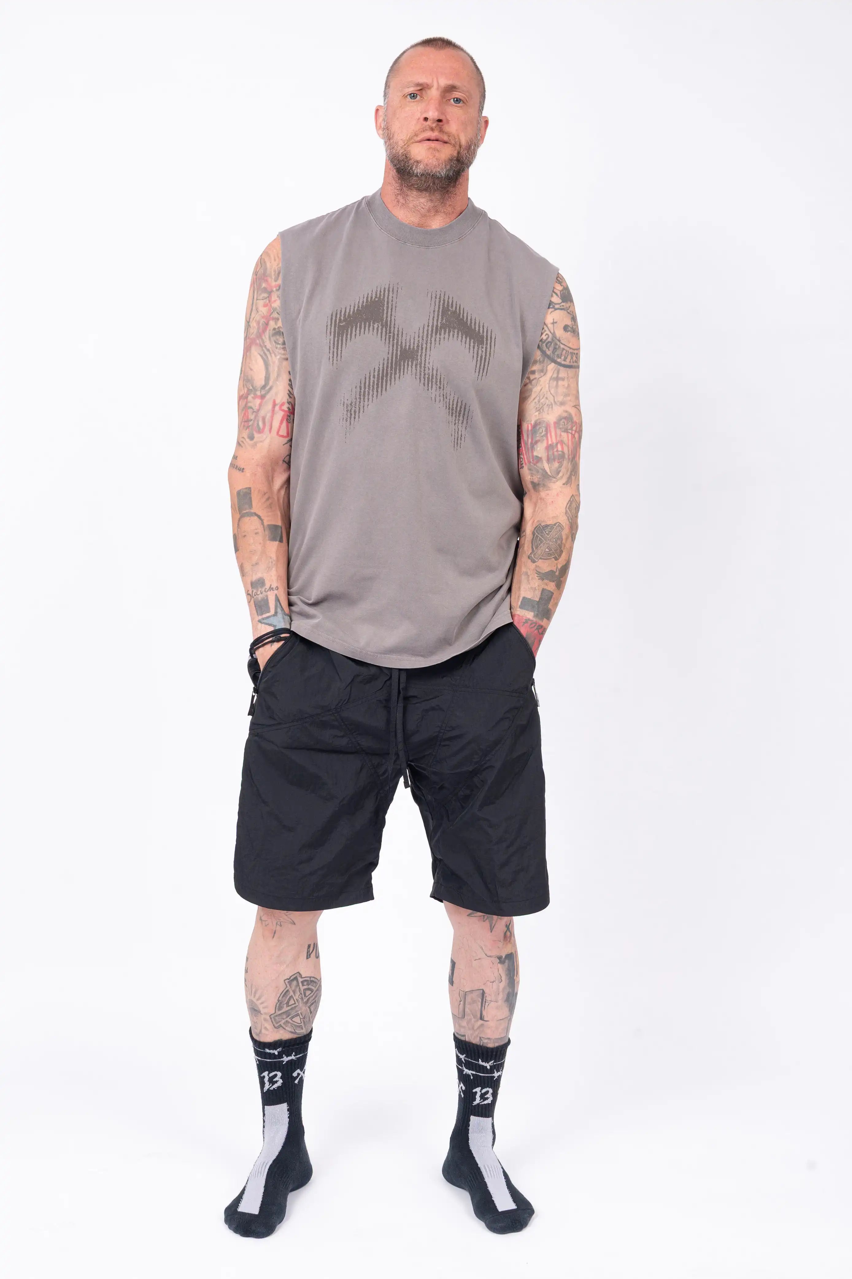 Luda - Luda Gang Ash Grey Tank Top