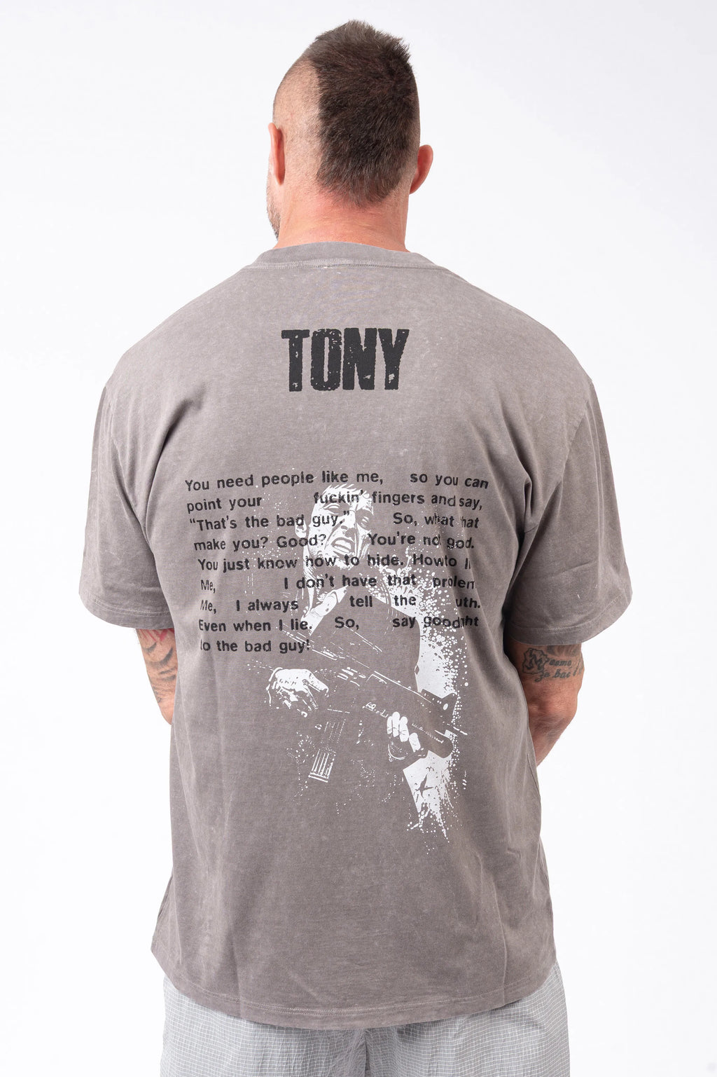 Luda - TONY Ash Grey T-Shirt