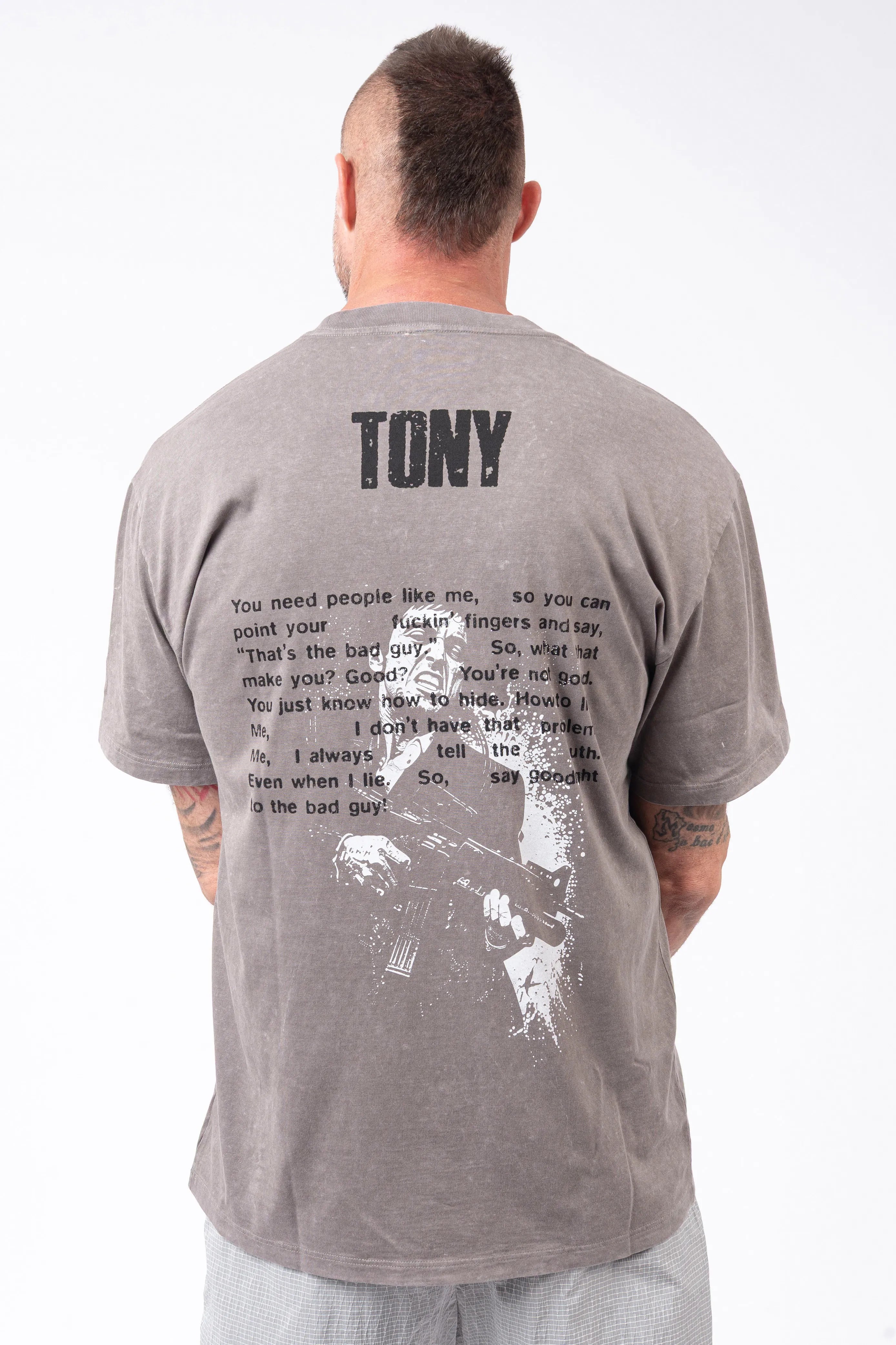 Luda - TONY Ash Grey T-Shirt