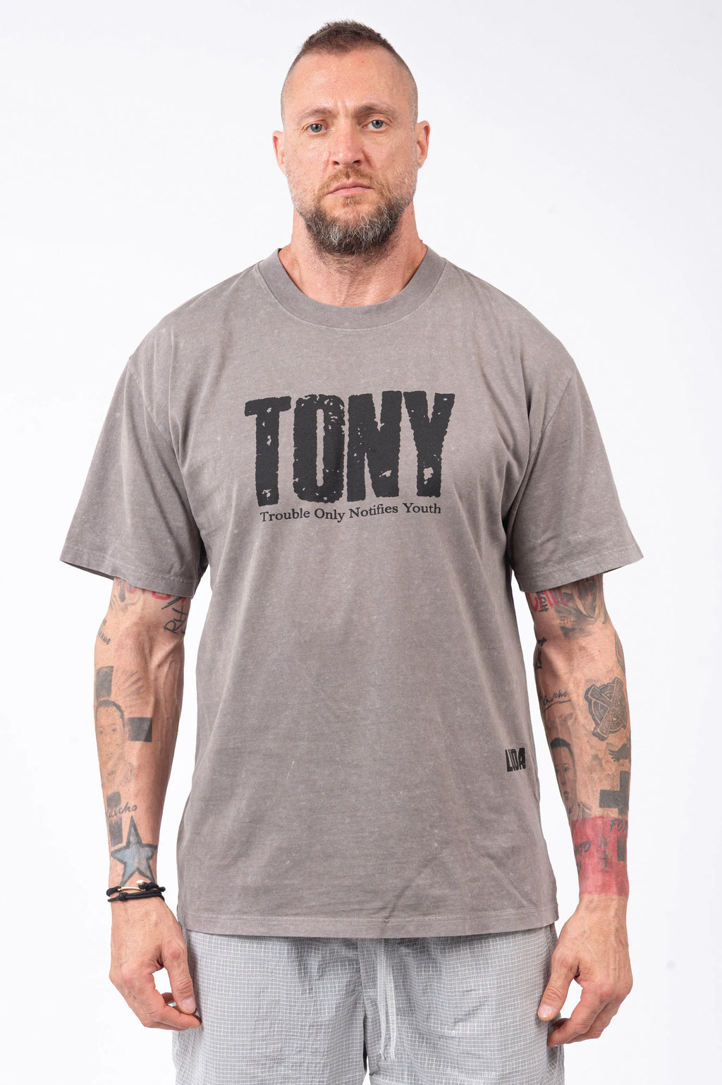 Luda - TONY Ash Grey T-Shirt