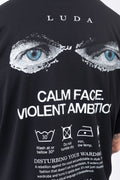 Luda - Blue Eyes Calm Face T-Shirt