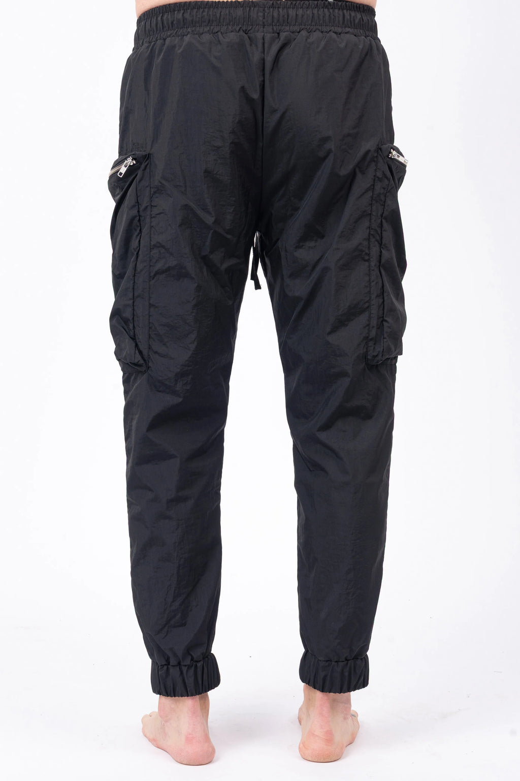 Luda - Metal Zipper Black Pants